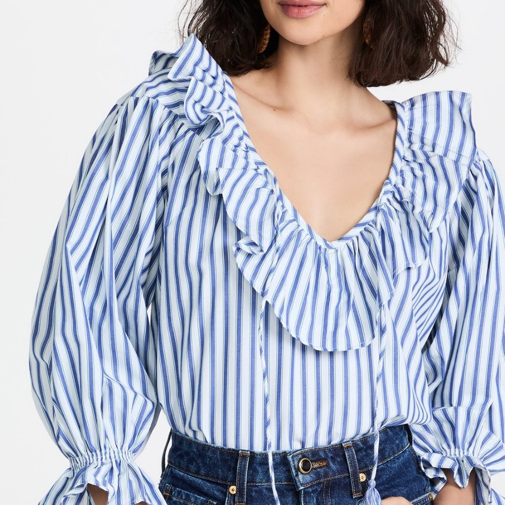 Mille XXS May Top Blue Stripe